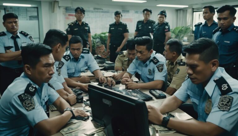 jakarta police arrest online scam