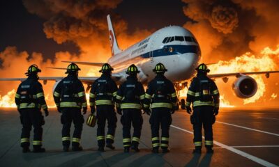 busan plane fire evacuation