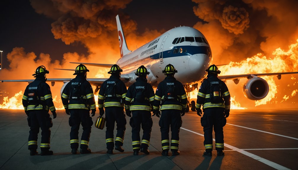 busan plane fire evacuation