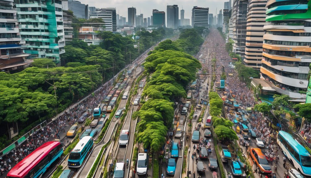 current jakarta traffic situation