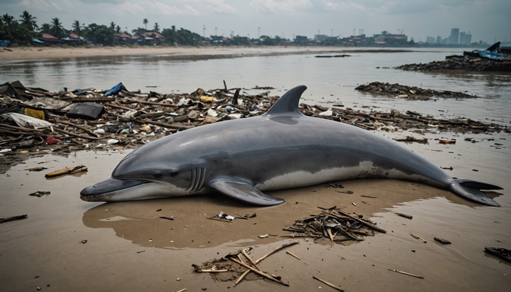 dolphin found dead bekasi