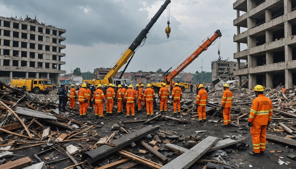 dramatic evacuation of remains