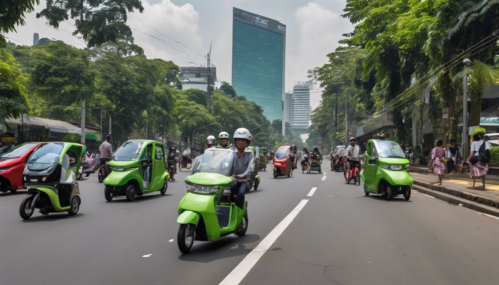 electric transportation growth jakarta