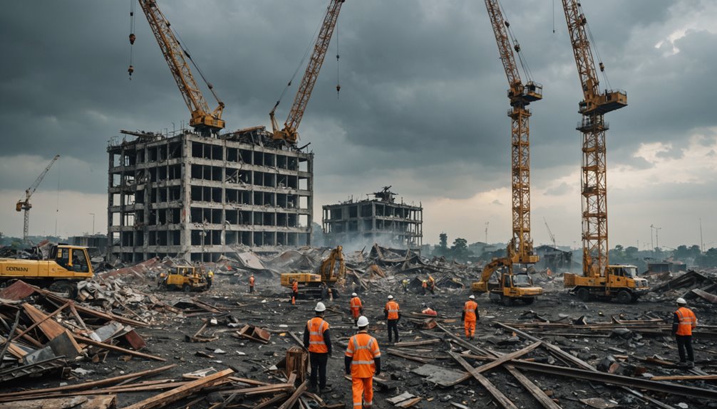 evacuation of collapse victims