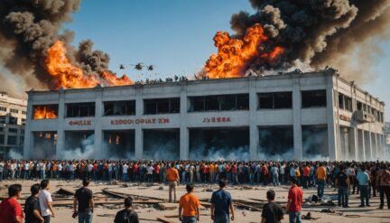 glodok plaza fire extinguishing methods