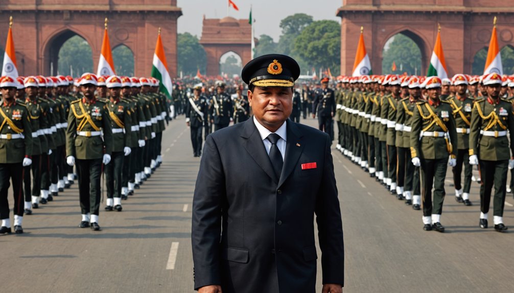 prabowo attends india republic parade