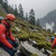 heavy climber falls rescued