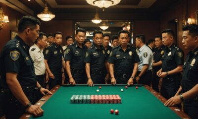 medan police raid hidden casino