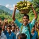 teen steals bananas paraded