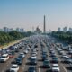 traffic jam at monas