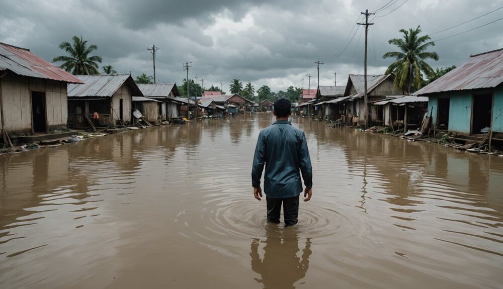 global concern over indonesia floods