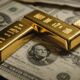 harga emas berfluktuasi dalam perdagangan
