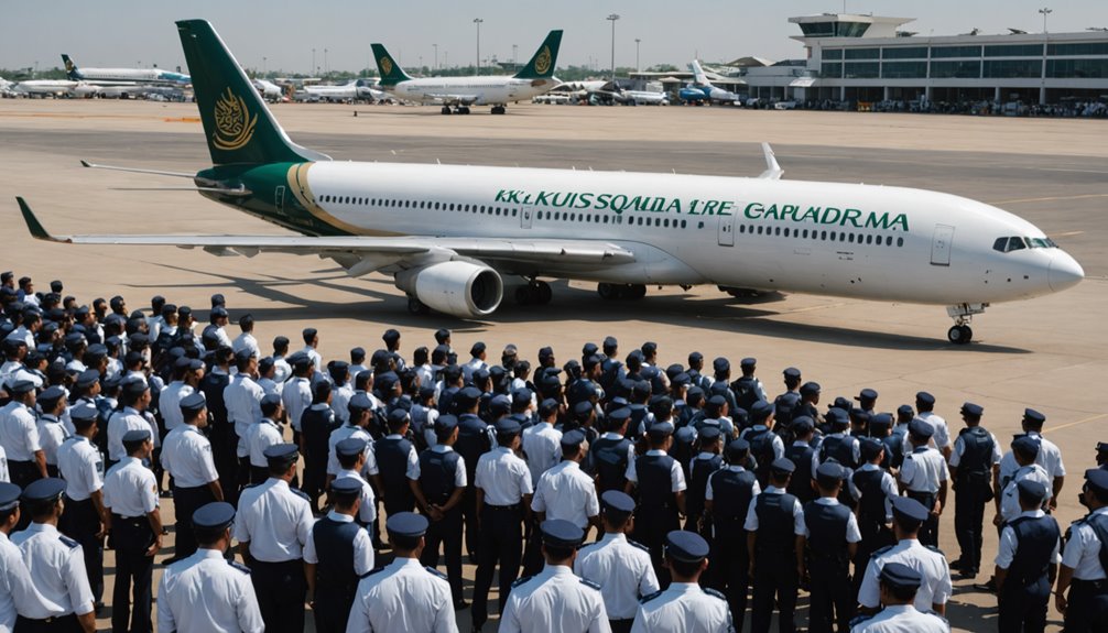 Saudia flight ancaman bom